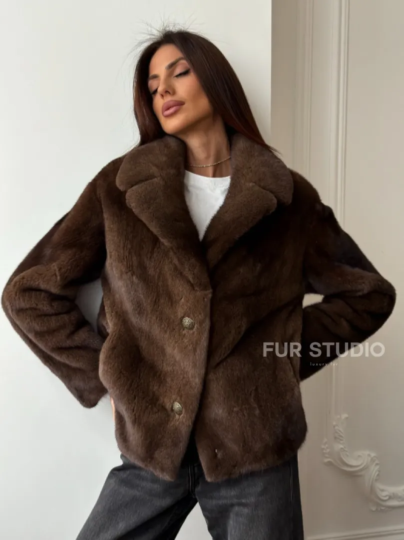 Норковый пиджак - фото 12