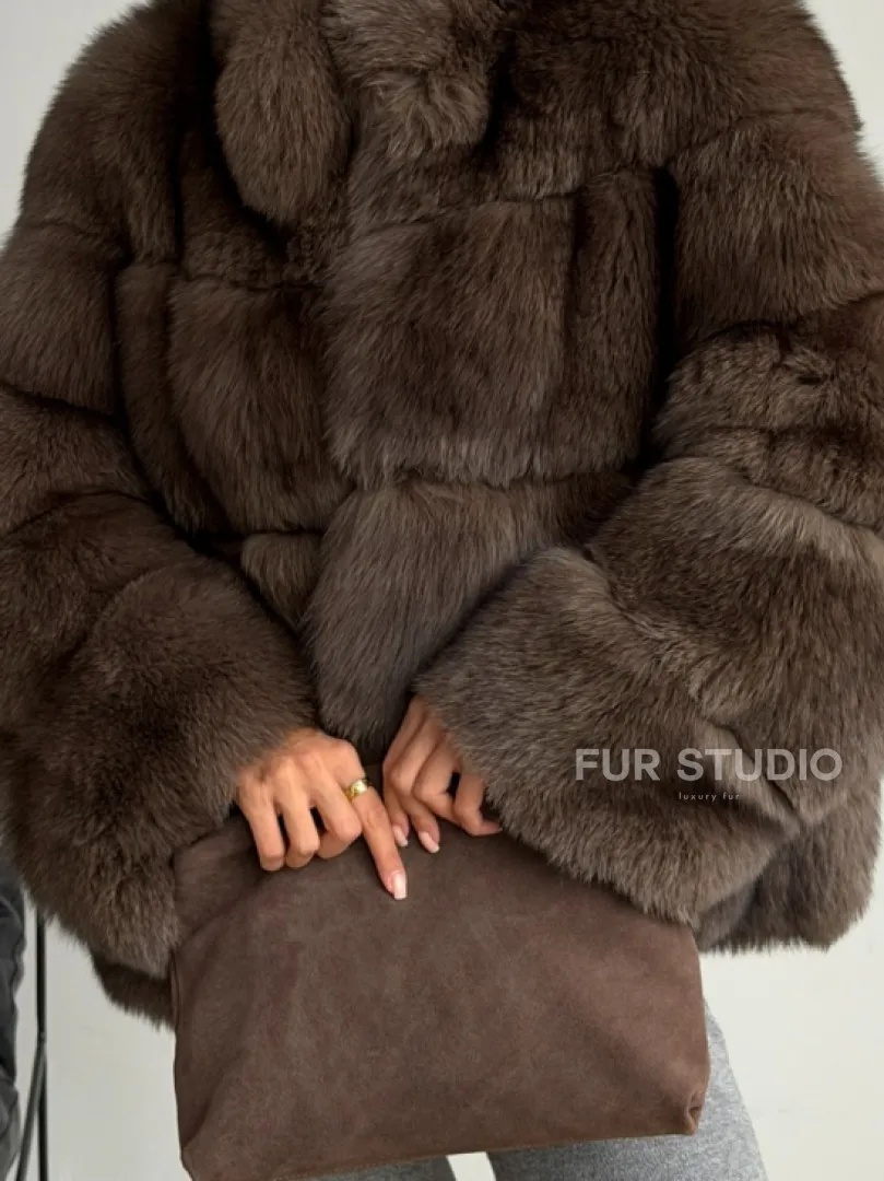 Шуба песцовая под соболь