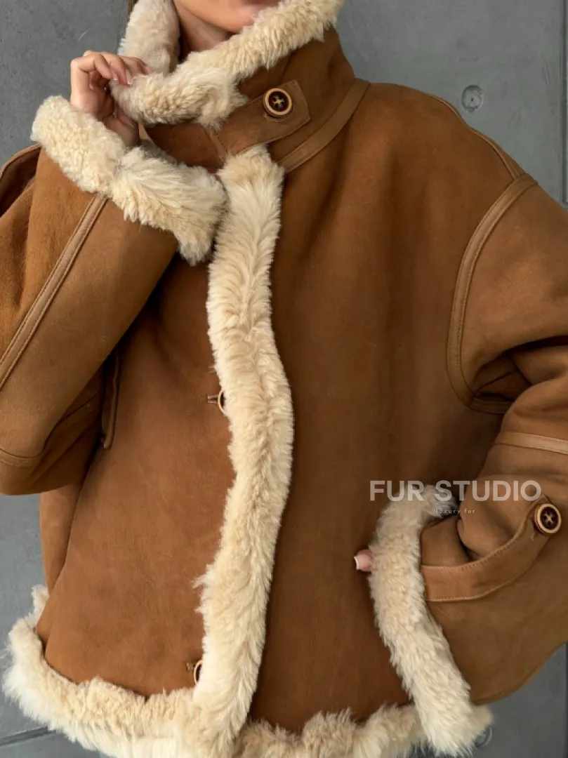 Дубленка - куртка двухсторонняя