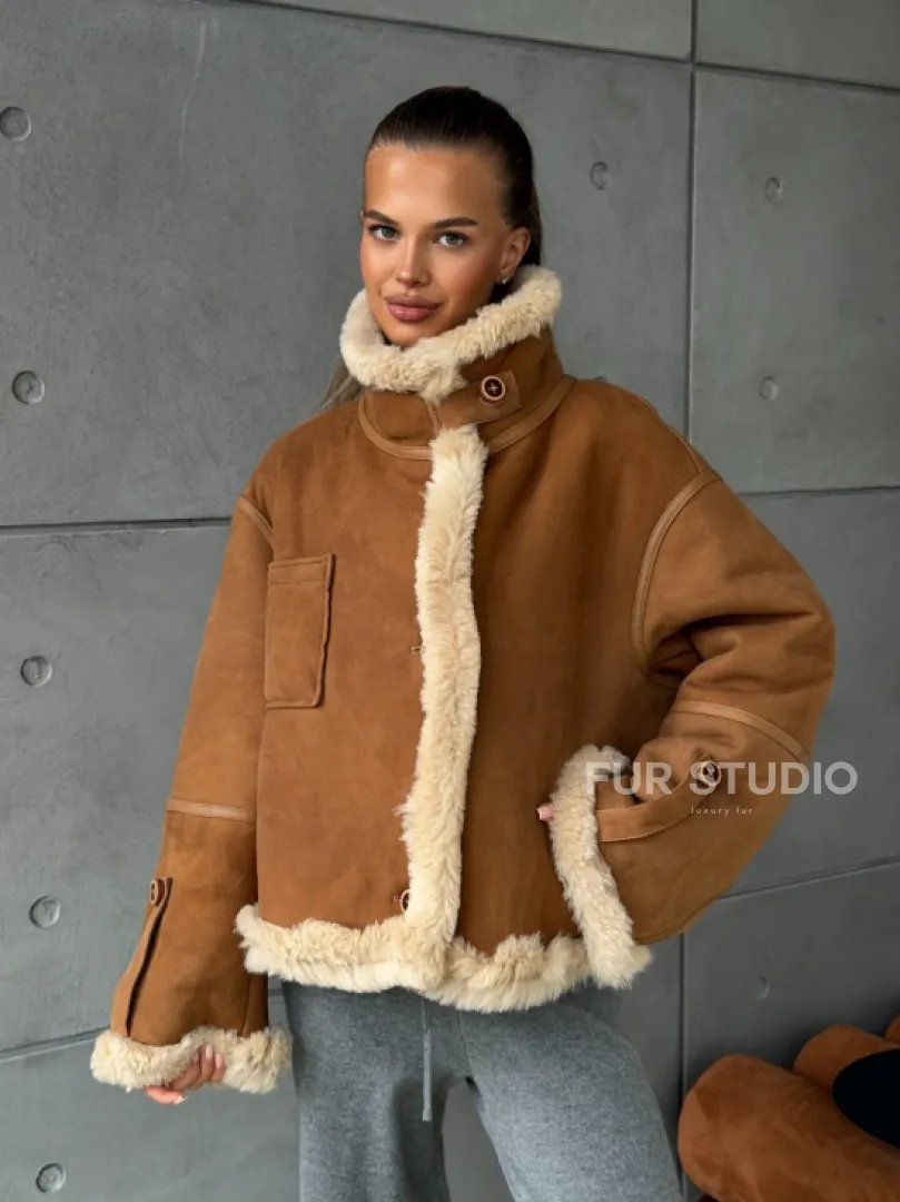 Дубленка - куртка двухсторонняя