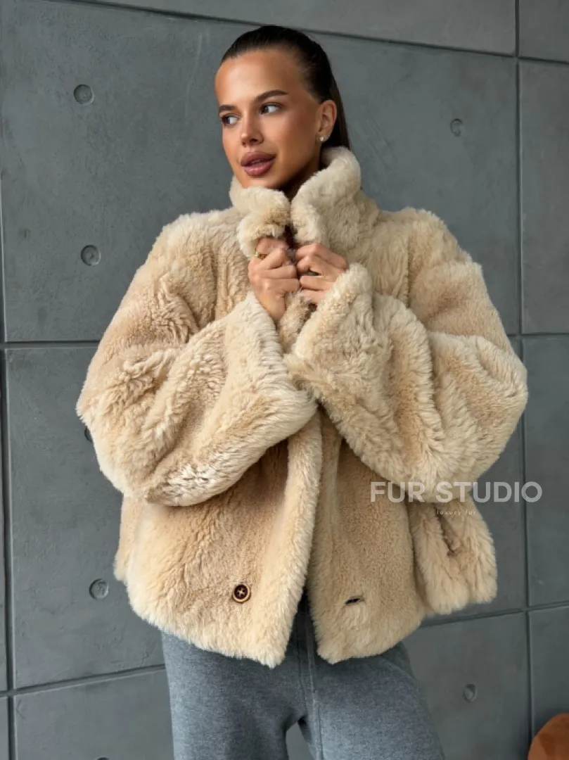 Дубленка - куртка двухсторонняя - фото 8