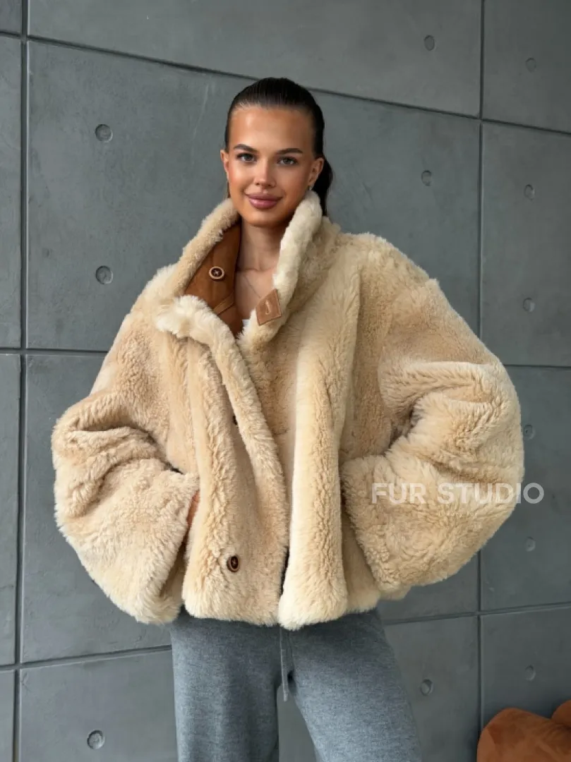 Дубленка - куртка двухсторонняя - фото 17