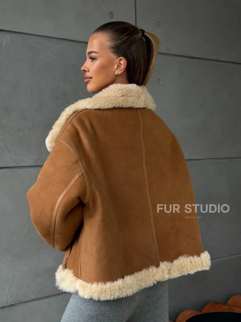 Дубленка - куртка двухсторонняя