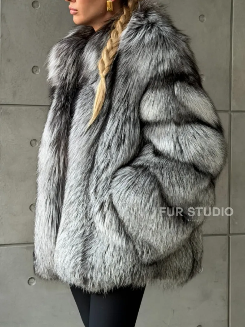 Шуба из чернобурки - фото 4