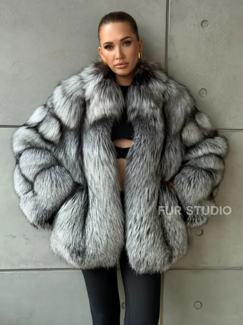 Шуба из чернобурки - фото 6