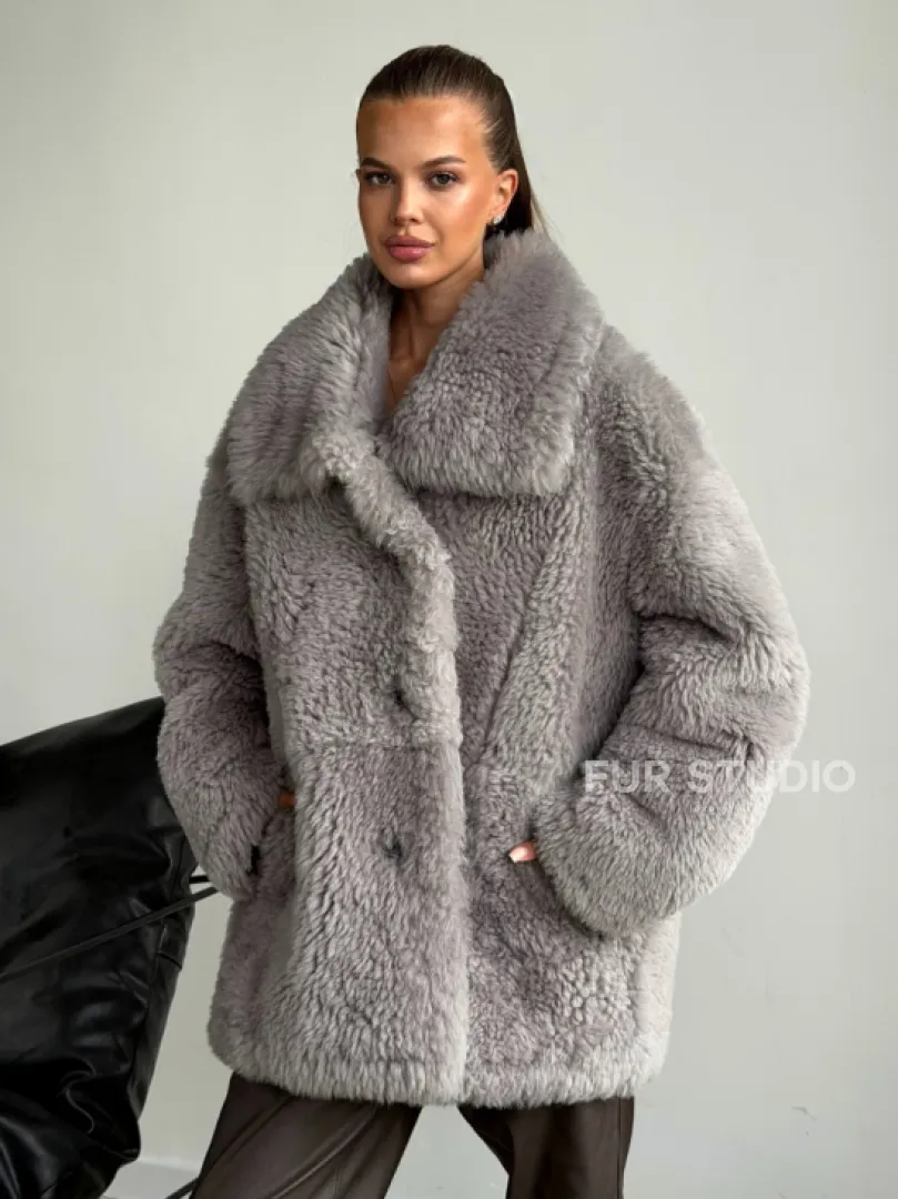 Полушубок из овчины - фото 0