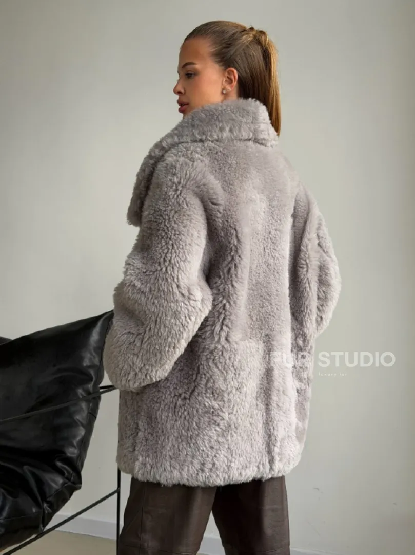 Полушубок из овчины - фото 8