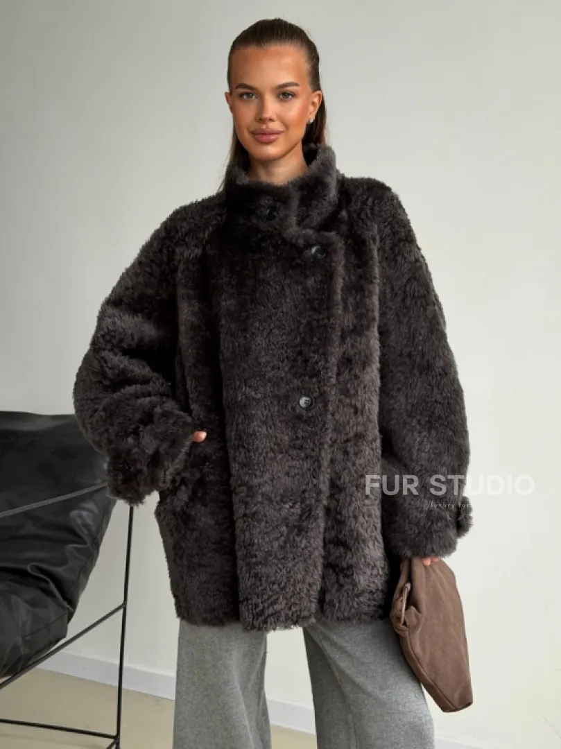 Шубка из овчины - фото 6