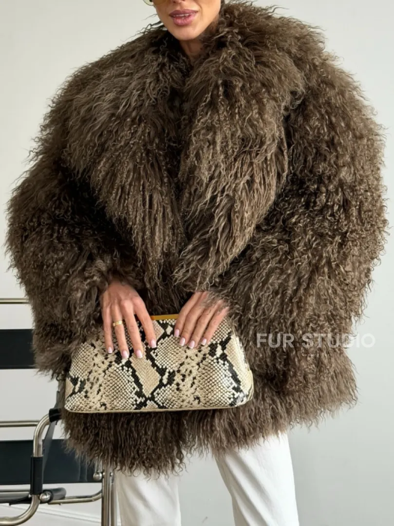 Шуба из лама 102609