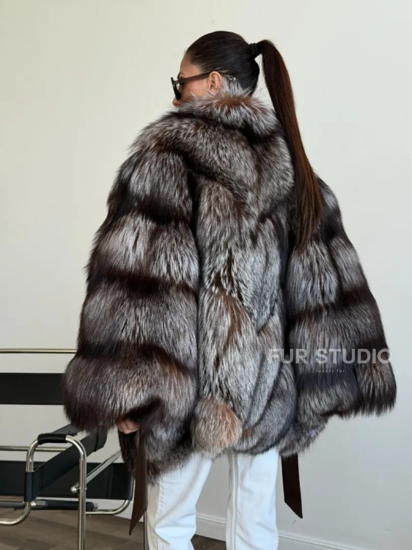 Шуба из лисы - летучая мышь