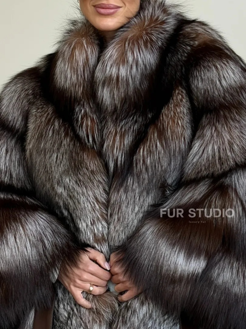 Шуба из лисы - летучая мышь