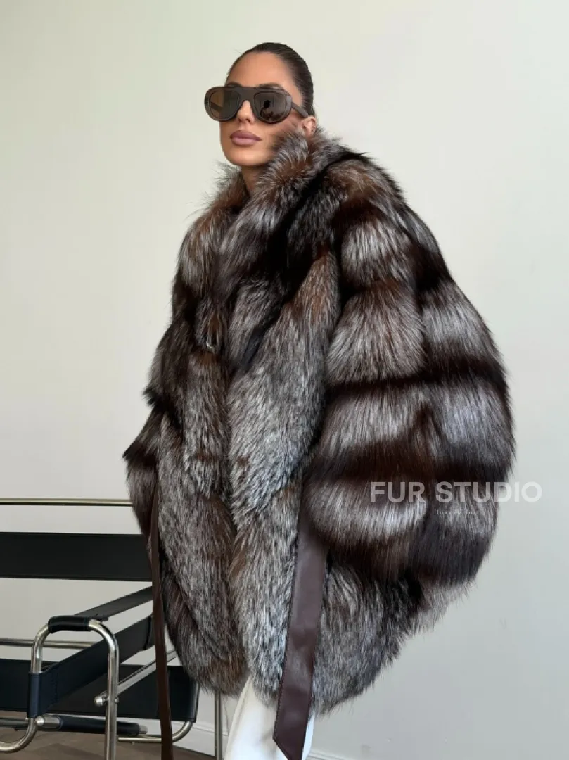 Шуба из лисы - летучая мышь