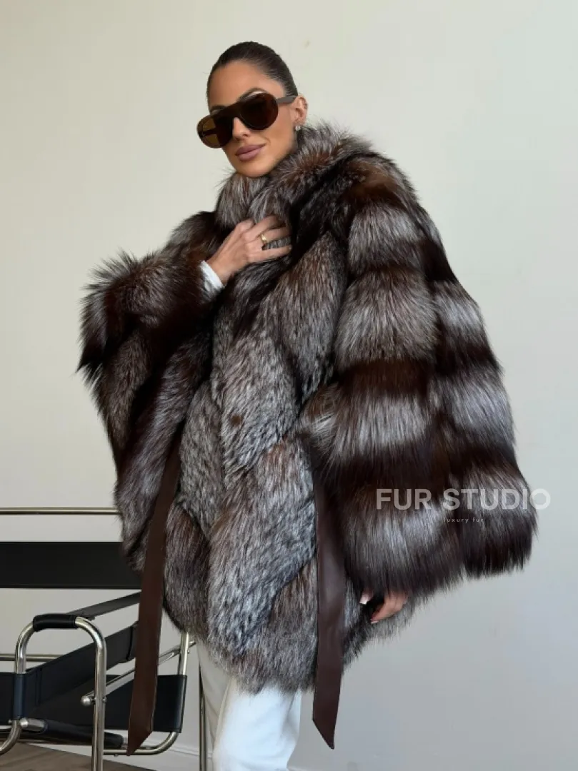 Шуба из лисы - летучая мышь