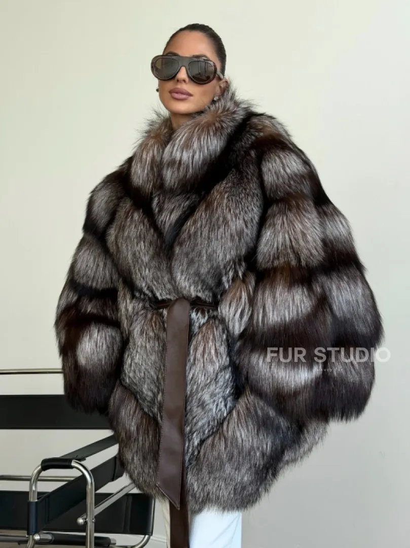 Шуба из лисы - летучая мышь