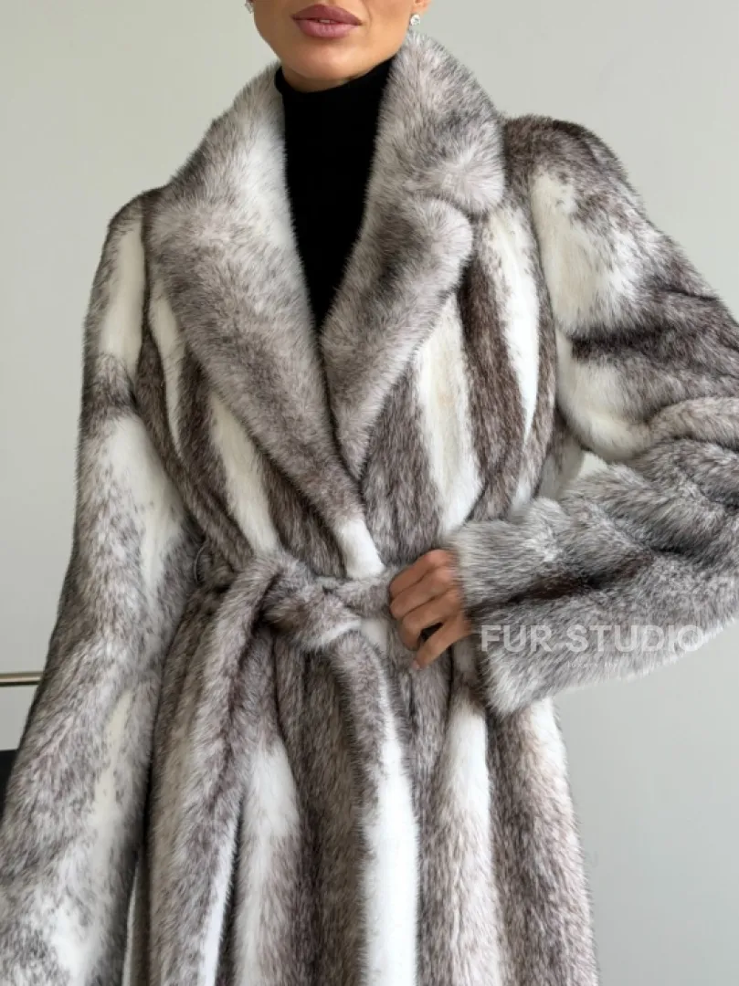 Шуба норковая - крестовка - фото 3