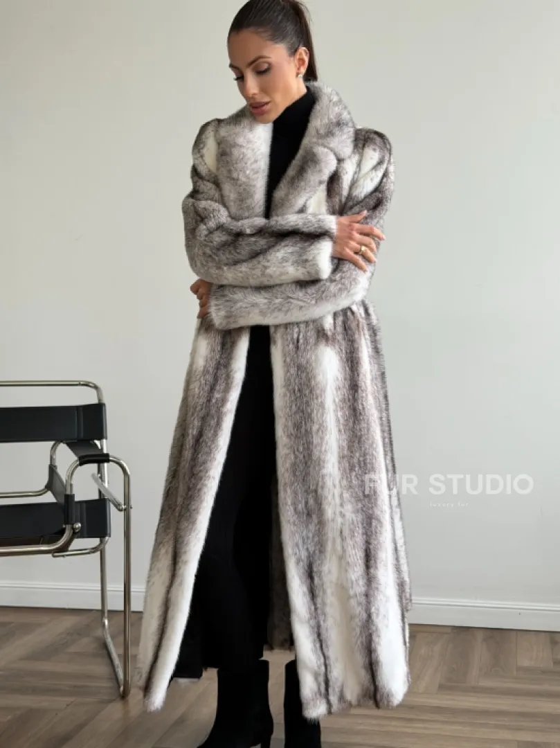 Шуба норковая - крестовка - фото 4