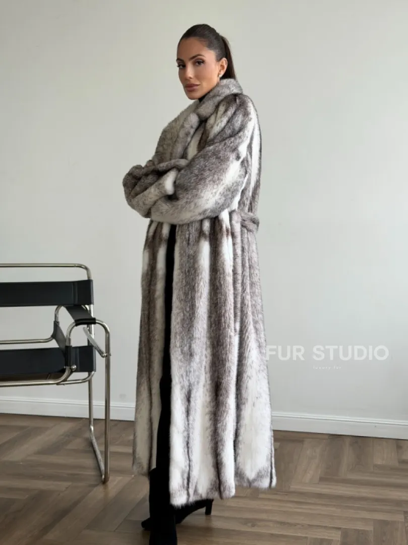 Шуба норковая - крестовка