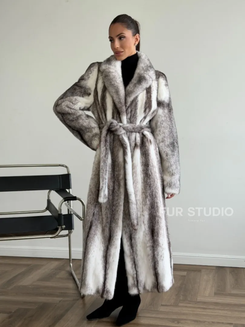 Шуба норковая - крестовка