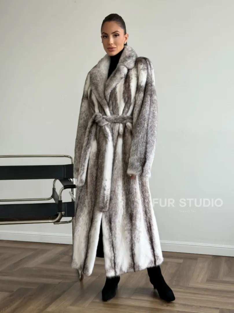 Шуба норковая - крестовка