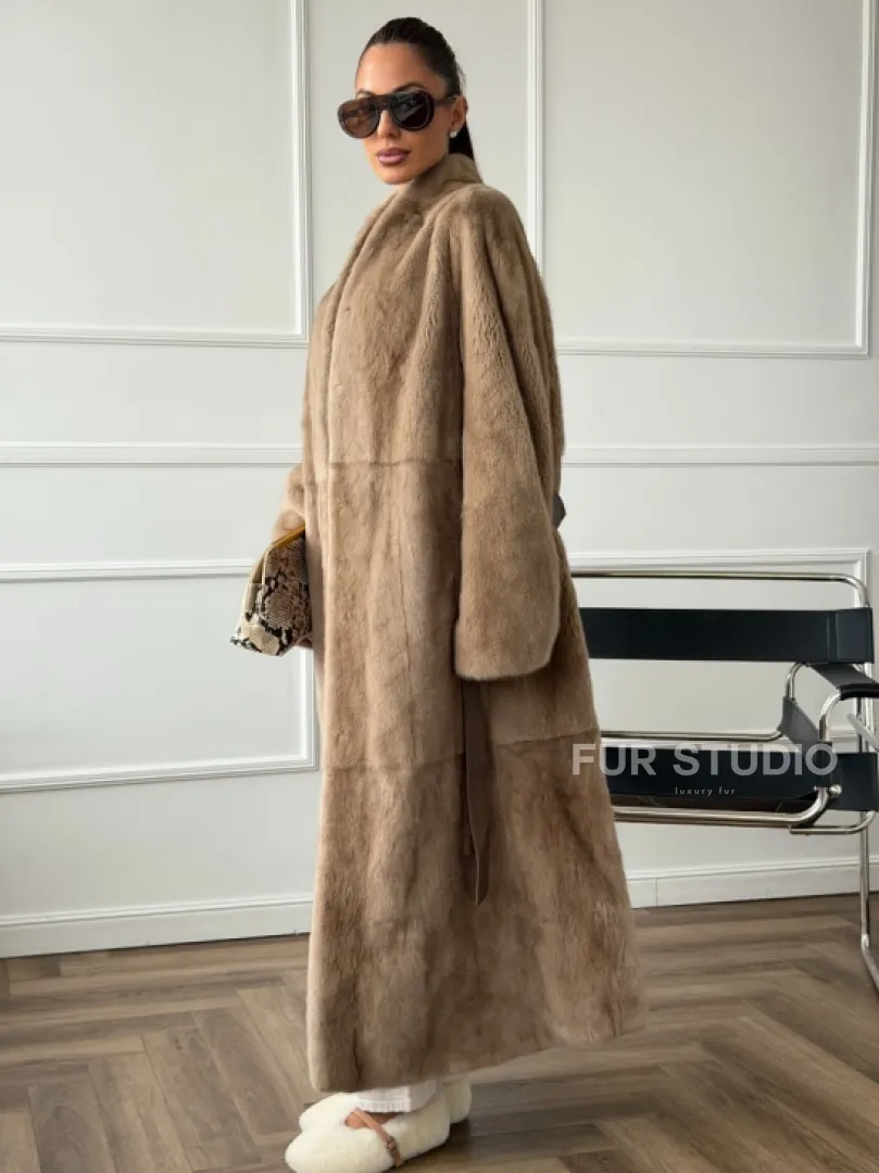 Норковое меховое пальто для женщин
