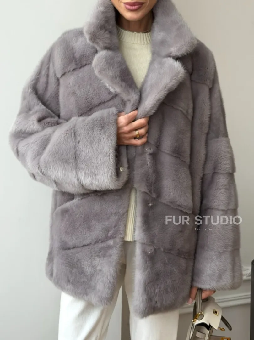 Полушубок норковый - фото 2