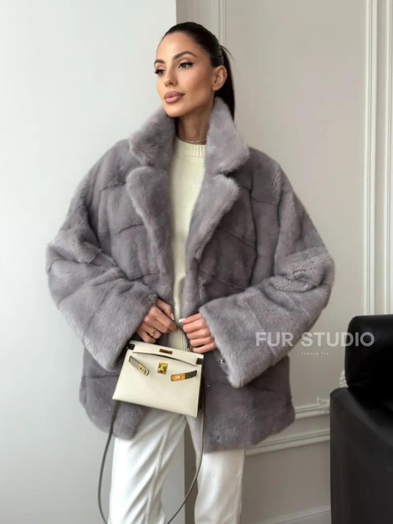 Полушубок норковый