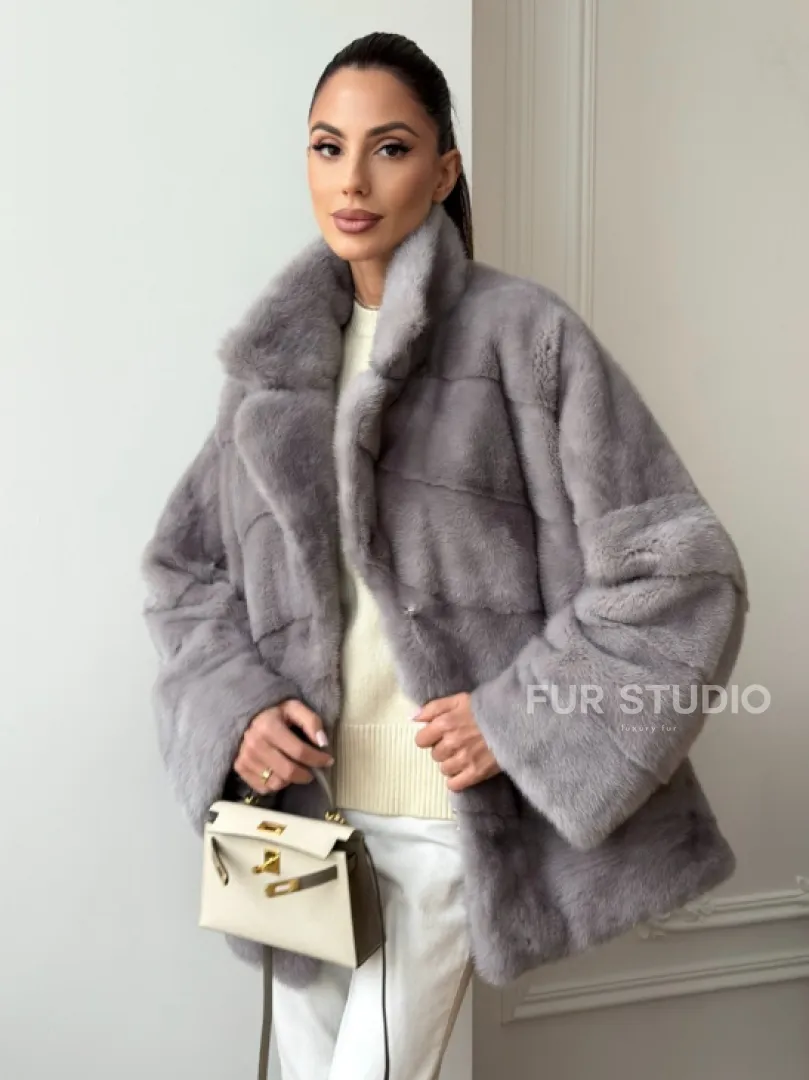 Полушубок норковый