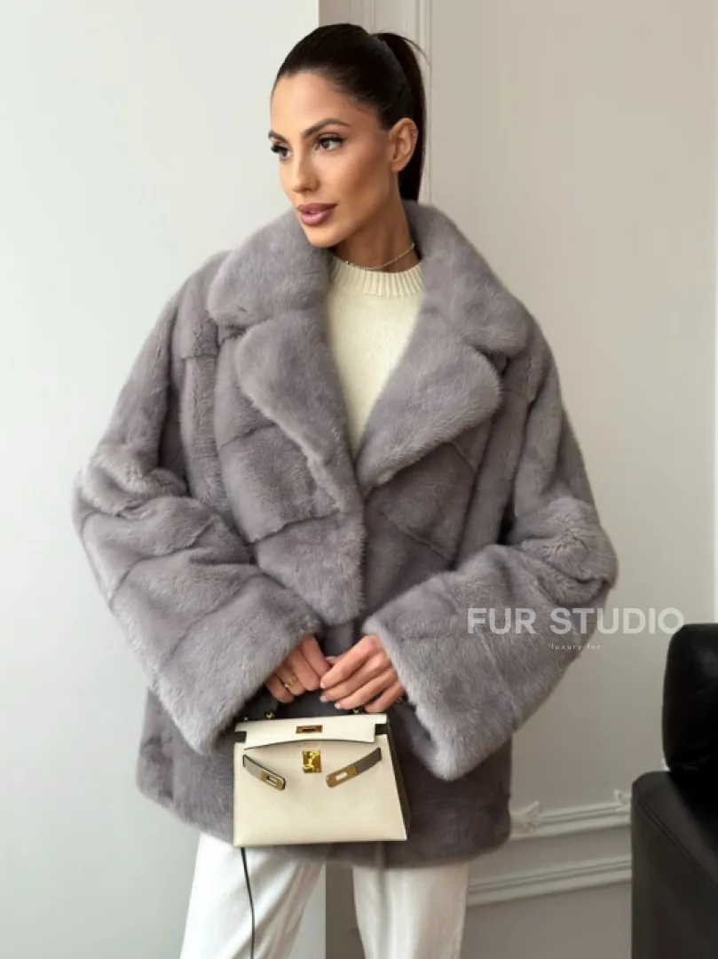 Полушубок норковый