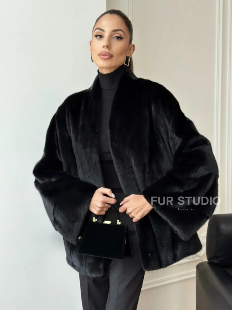 Норковая шуба из аукционного меха Saga Furs Mink