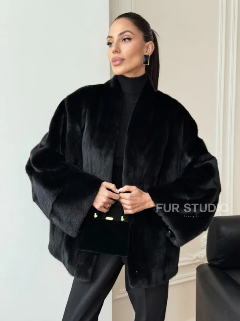 Норковая шуба из аукционного меха Saga Furs Mink - фото 0