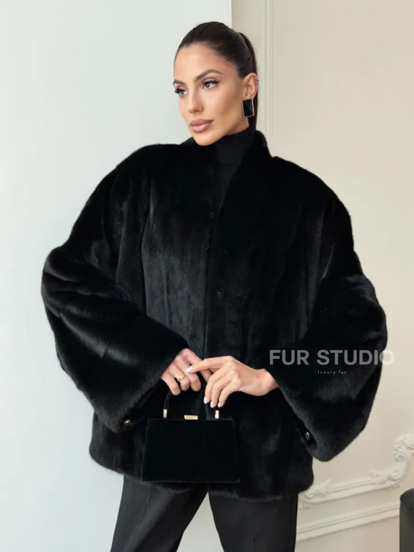 Норковая шуба из аукционного меха Saga Furs Mink - фото 10