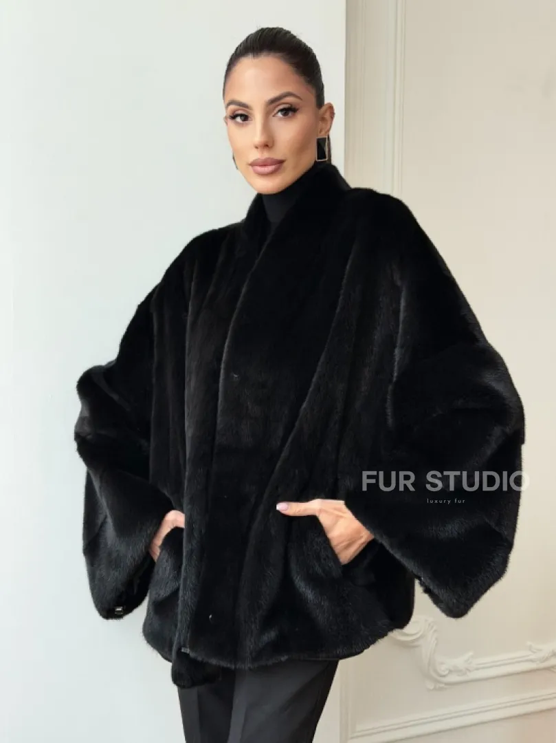 Норковая шуба из аукционного меха Saga Furs Mink - фото 9