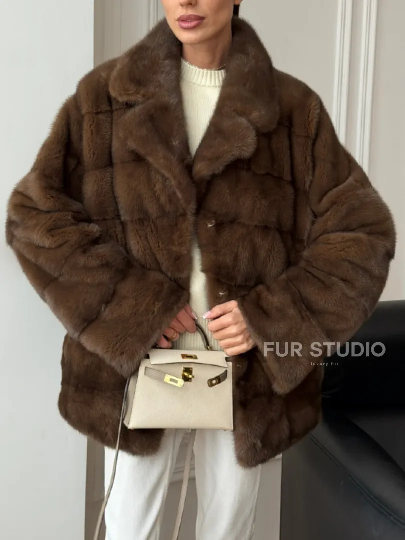 Норковый полушубок - фото 2