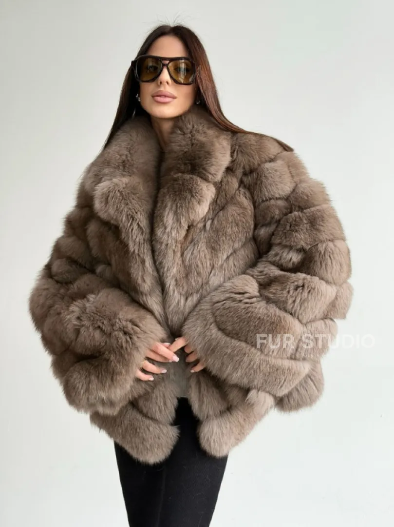 Шуба из меха финского песца - фото 6