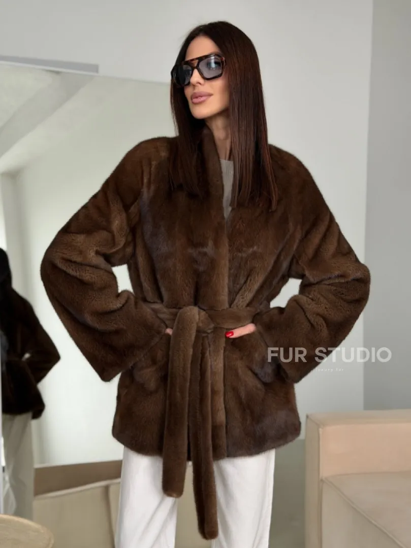 Модная норковая шуба 2026 - фото 6
