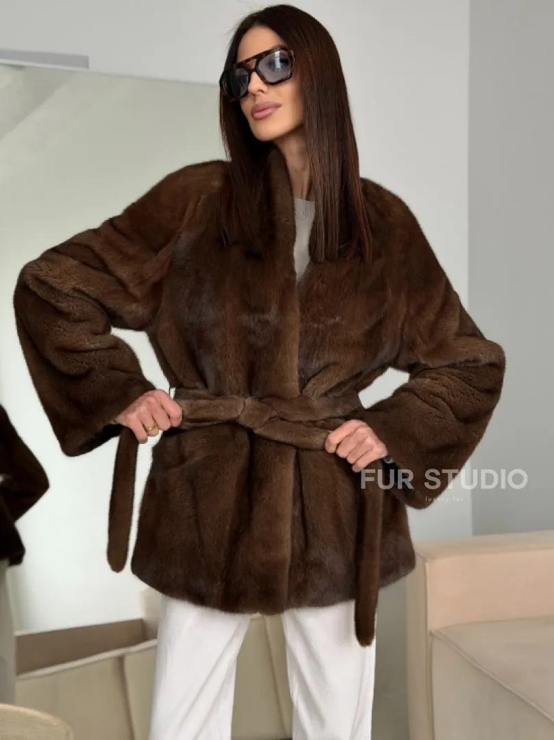 Модная норковая шуба 2026 - фото 2