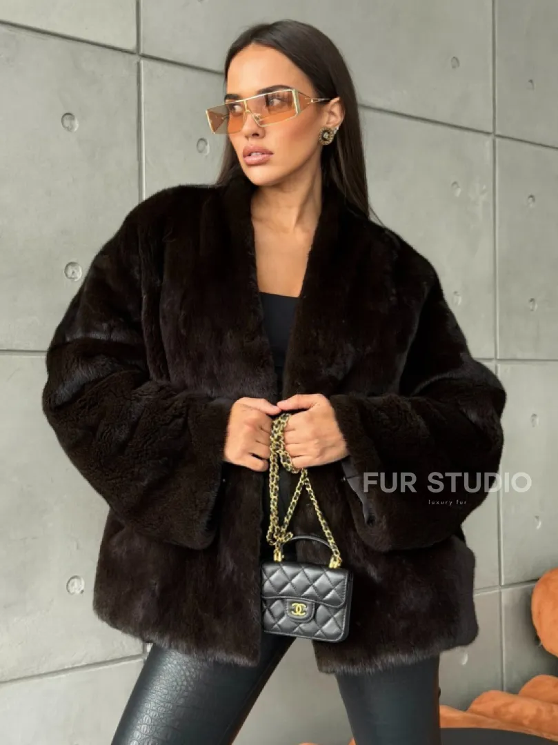 Полушубок норковый SAGA FURS - Winter 2026 - фото 5