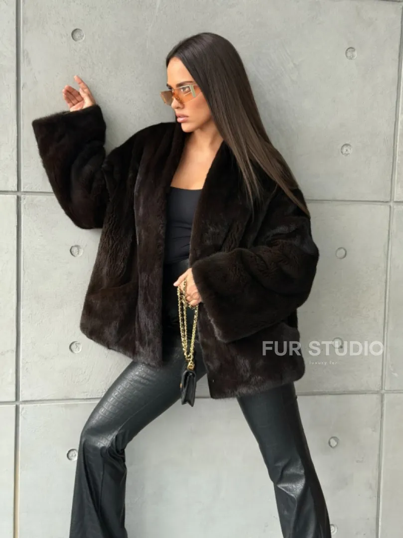 Полушубок норковый SAGA FURS - Winter 2026 - фото 8