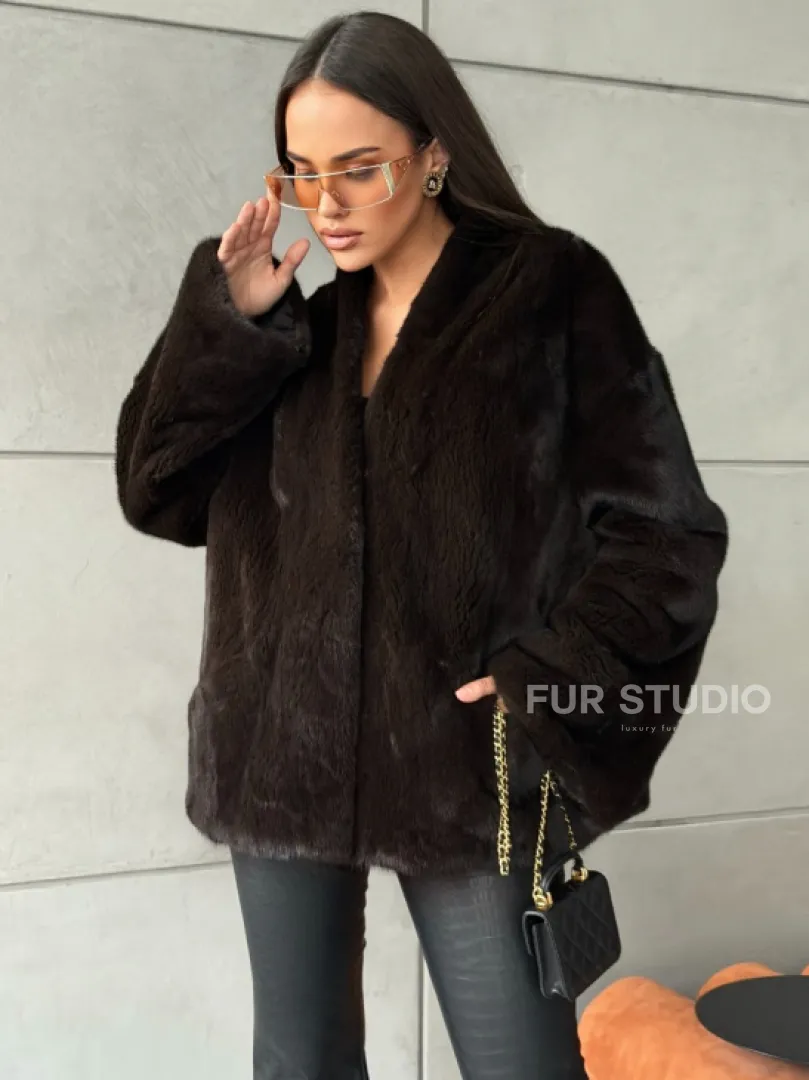 Полушубок норковый SAGA FURS - Winter 2026 - фото 3