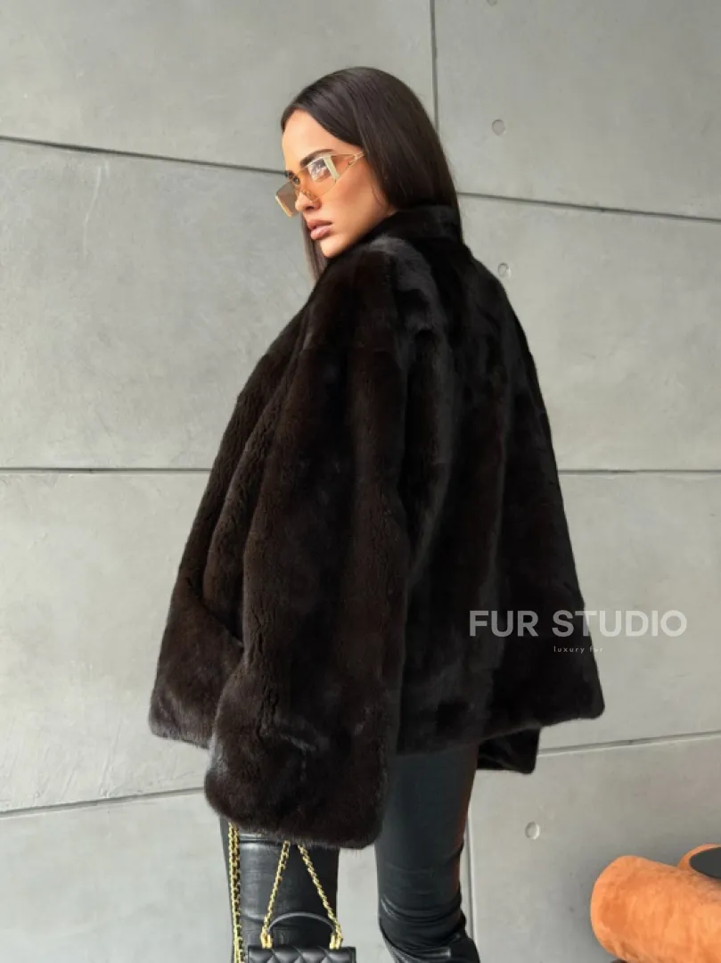 Полушубок норковый SAGA FURS - Winter 2026 - фото 10