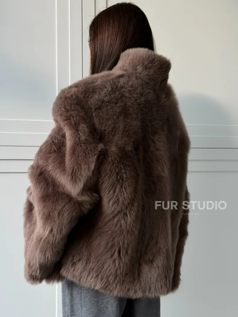 Дубленка из тосканы цвет taupe