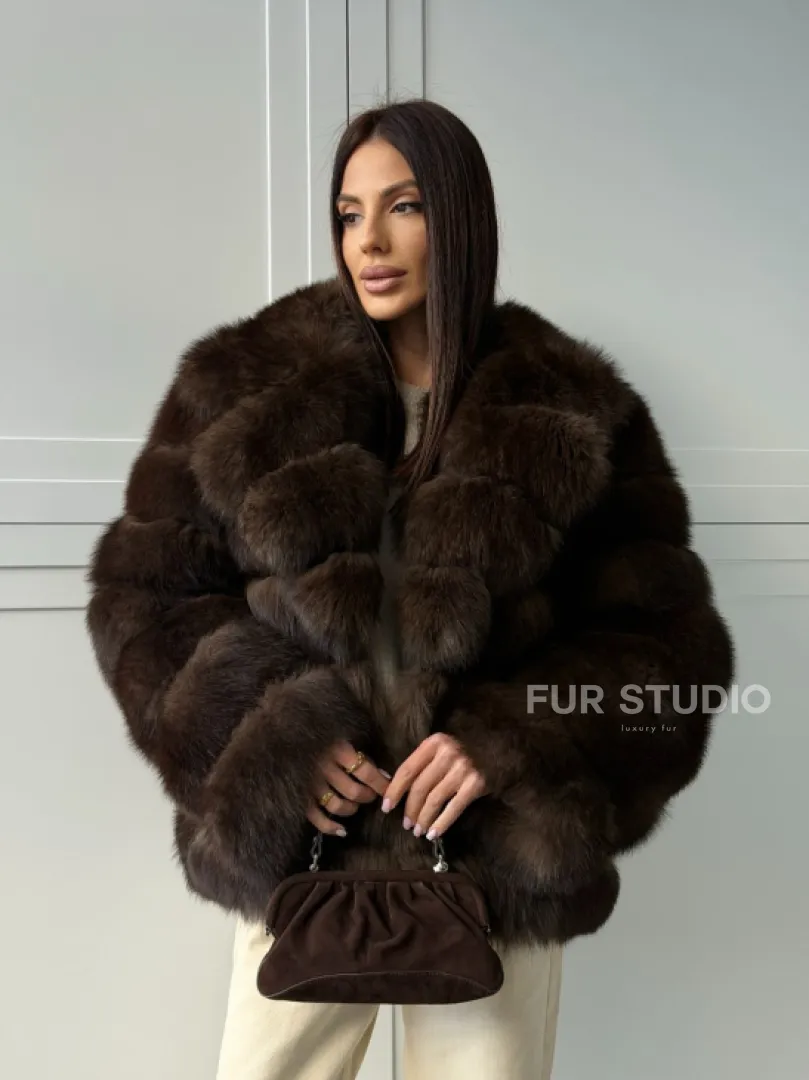 Полушубок из песца 