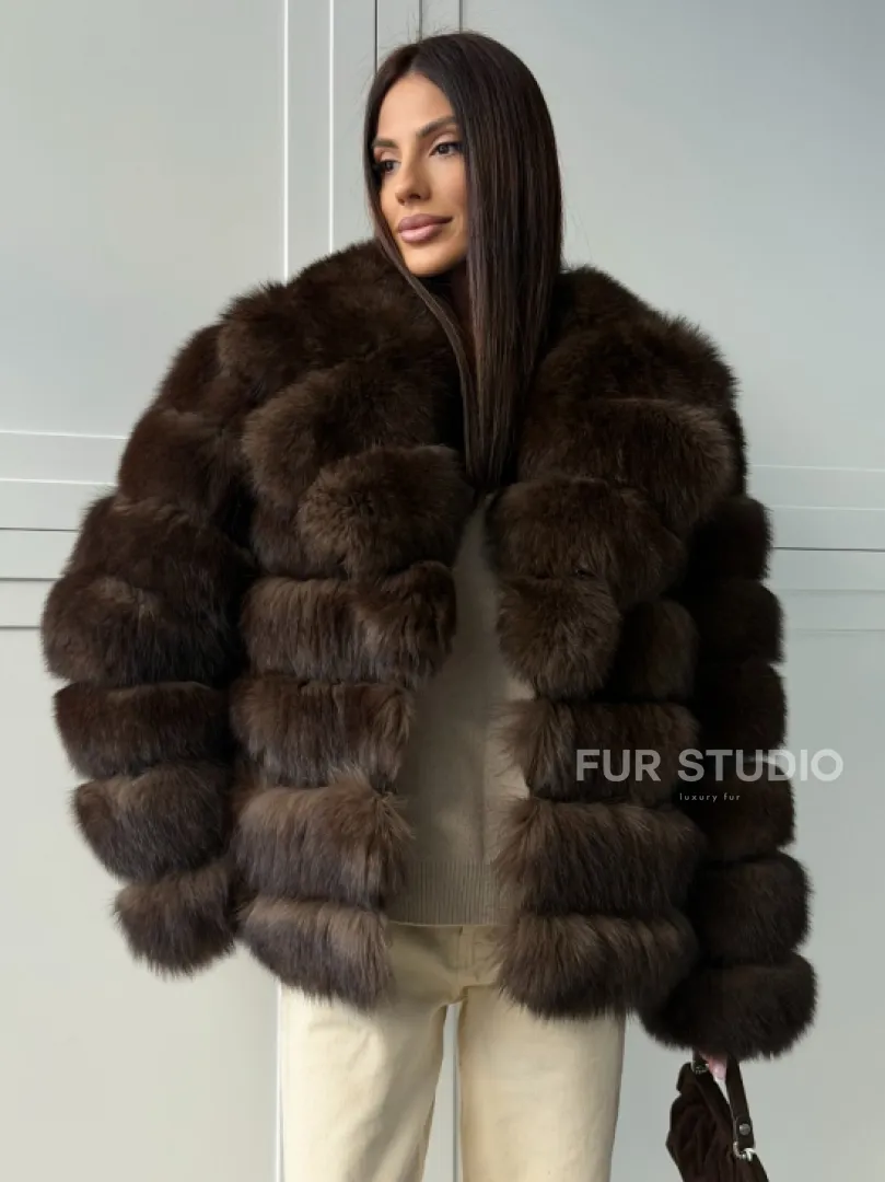 Полушубок из песца 