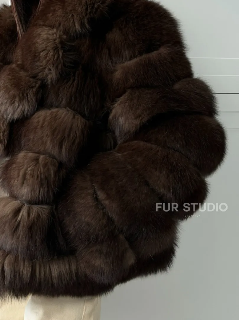 Полушубок из песца 