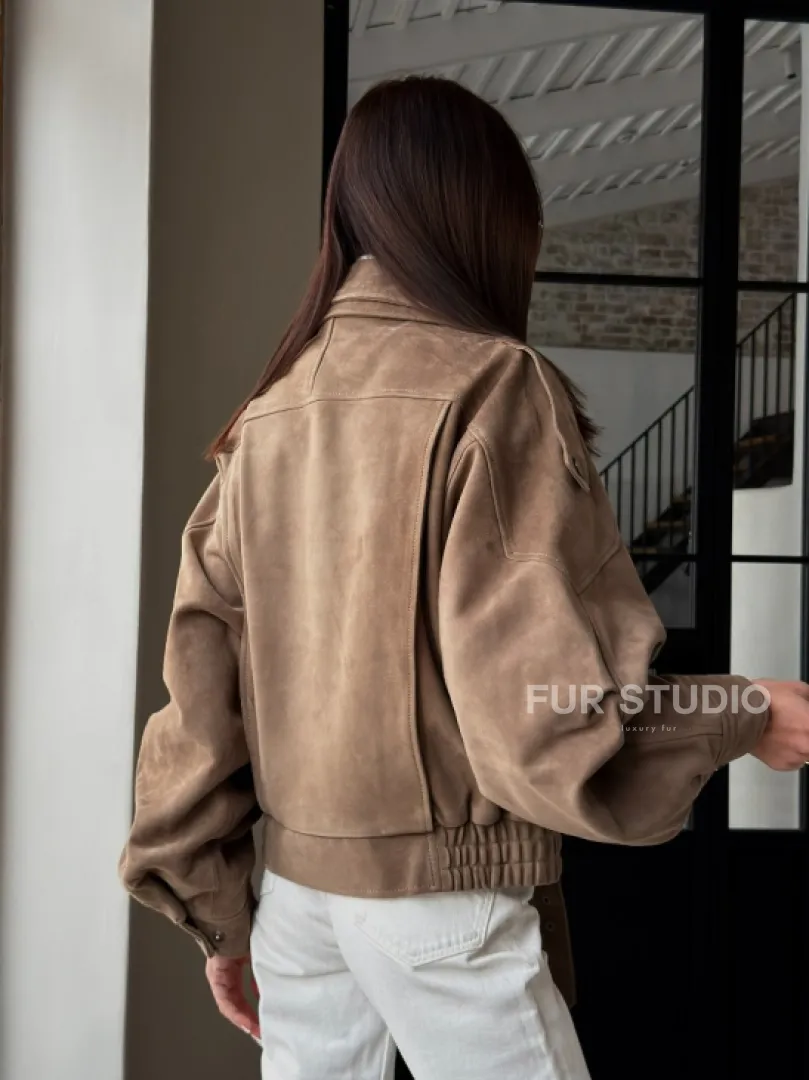 Куртка - бомбер весенняя оверсайз