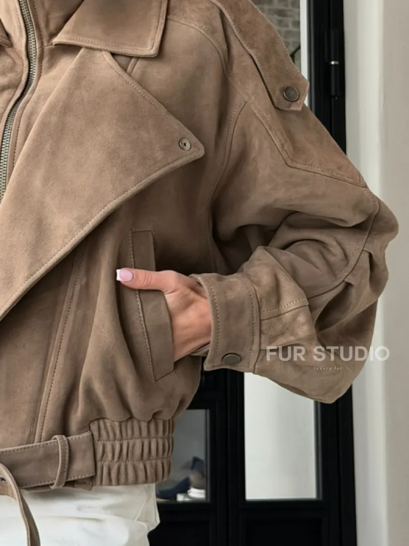 Куртка - бомбер весенняя оверсайз