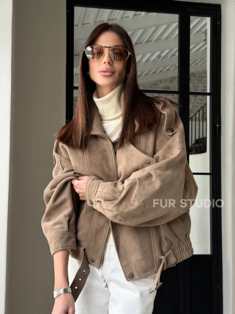 Куртка - бомбер весенняя оверсайз