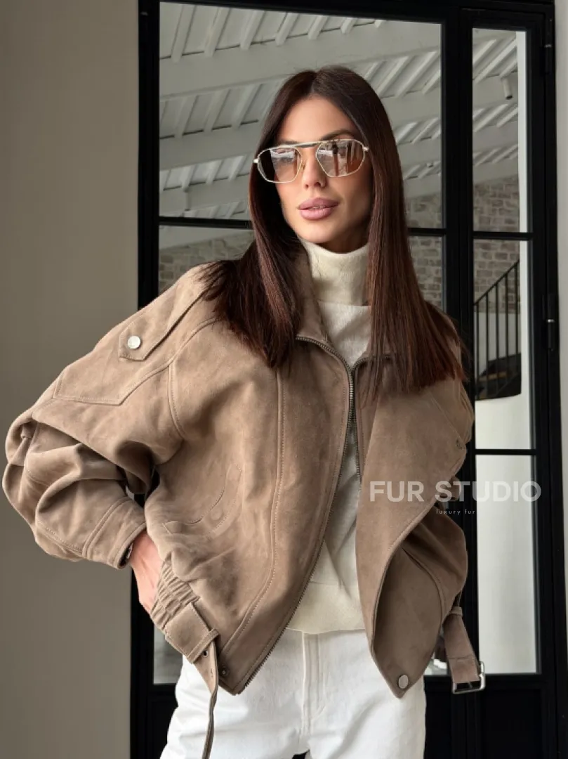 Куртка - бомбер весенняя оверсайз