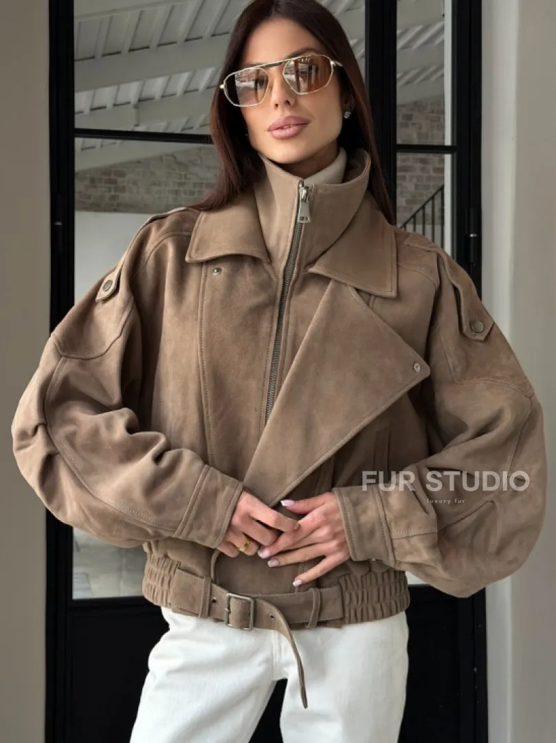 Куртка - бомбер весенняя оверсайз