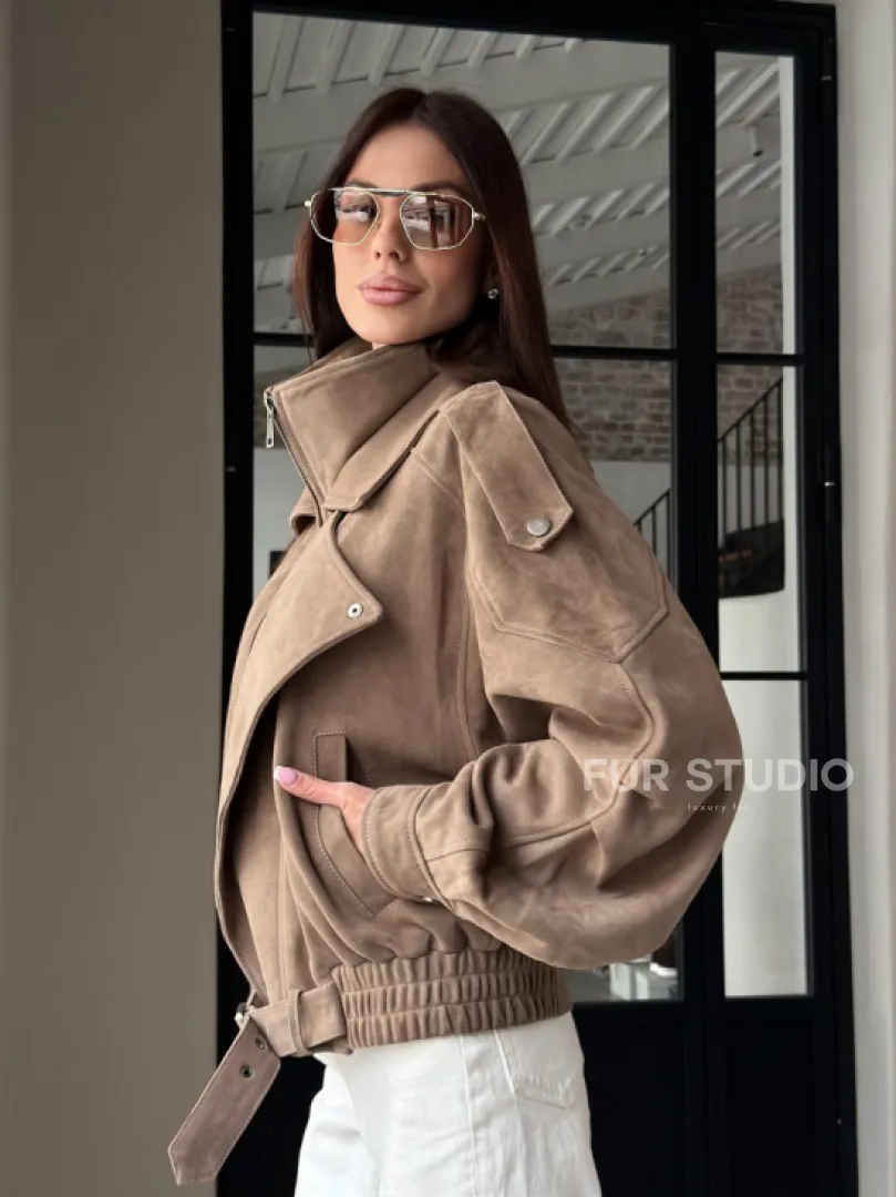 Куртка - бомбер весенняя оверсайз